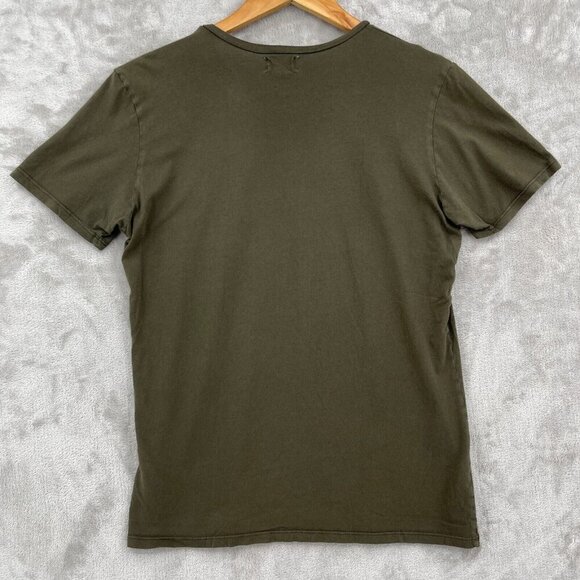 Salvage Public Surf HNL Hawaii Army Green Organic Cotton Graphic Tee - Picture 4 of 8